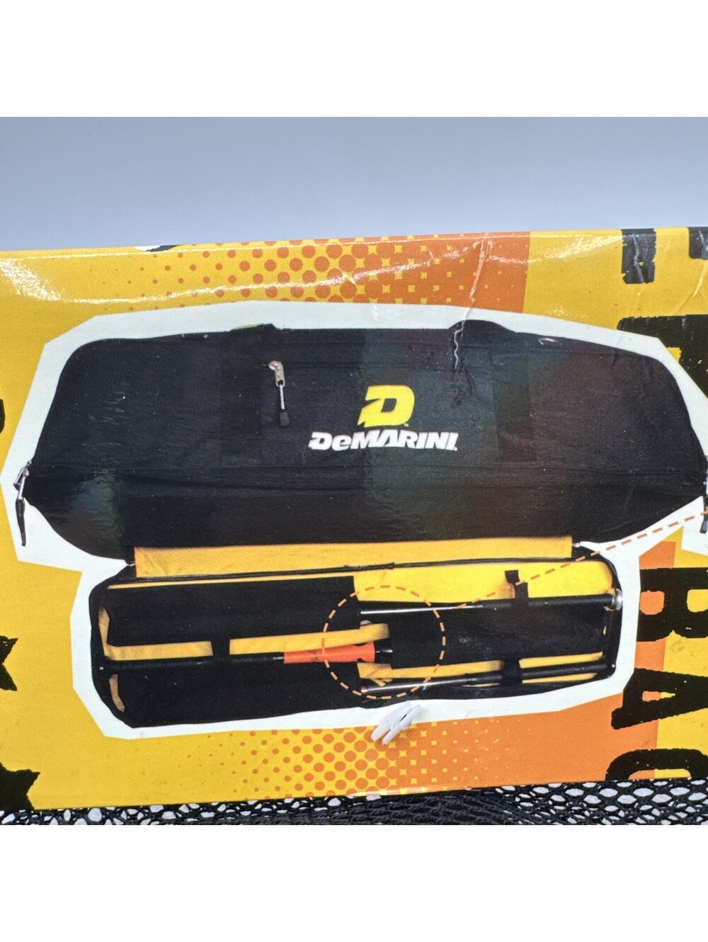 Demarini Vexxum Hanging Baseball Bat System Duffle Gear Bag Holds 5 Bats 36” New